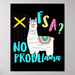 Florida Staat Test Day Llama für Schüler1 Poster