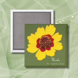 Florida Staat Tickweed Coreopsis Magnet