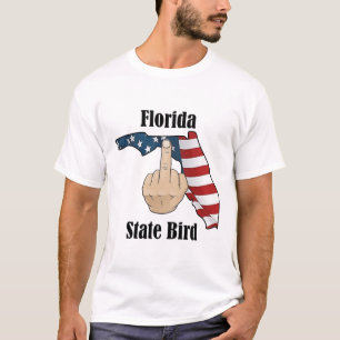 Florida Staat Vogel T - Shirt Mittelfinger