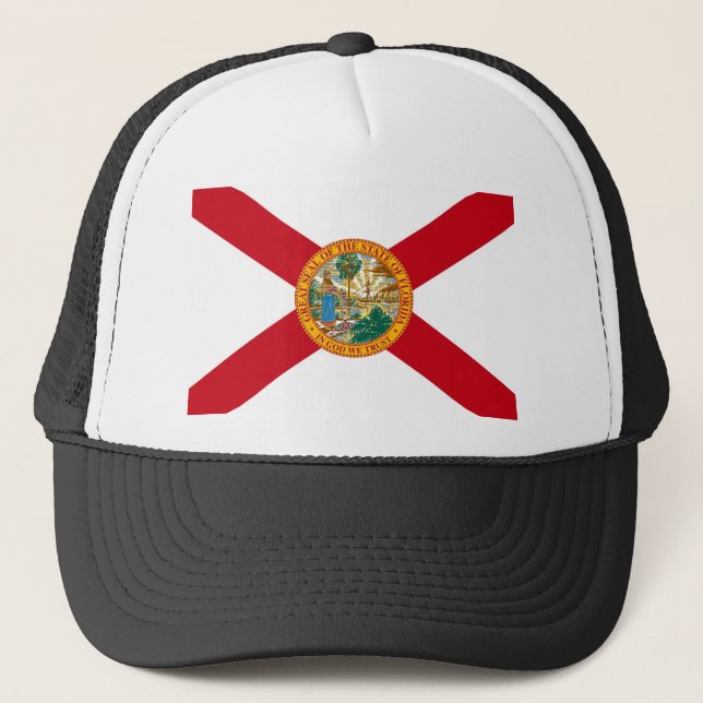 Florida-Staats-Flagge Truckerkappe (Vorderseite)