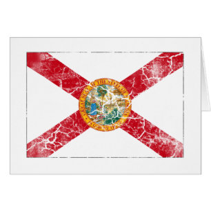 Florida-Staats-Flagge Vintag