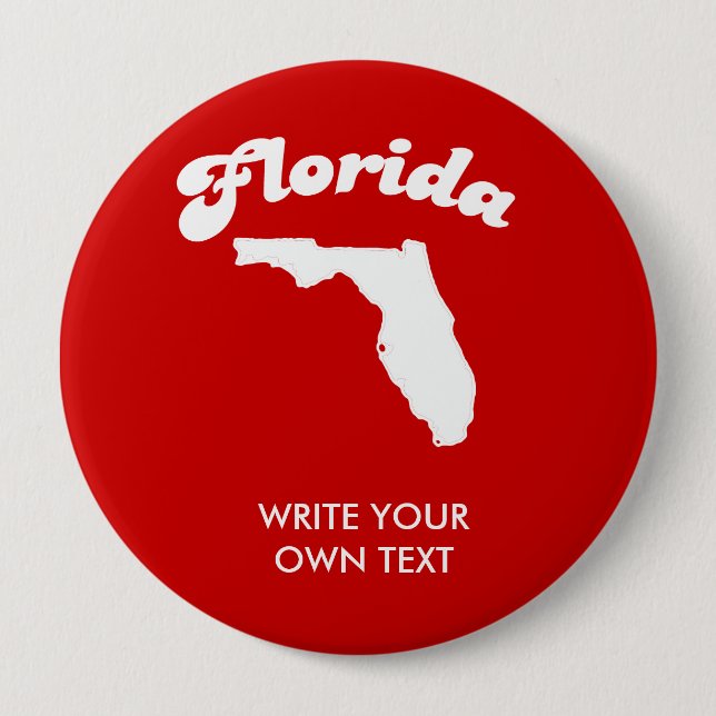 FLORIDA-STAATS-MOTTO-T - SHIRT T - Shirt Button (Vorderseite)