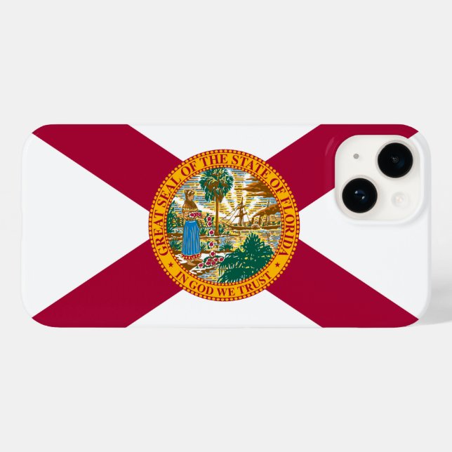 Florida Staatsflagge Case-Mate iPhone Hülle (Rückseite (Horizontal))