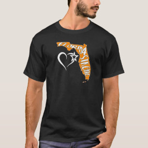Florida Stark Silhouette Herzstück Snowbird Flo T-Shirt