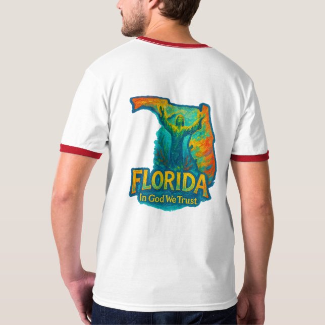 Florida State Artistic T-Shirt – Oil Paint Brush- (Rückseite)