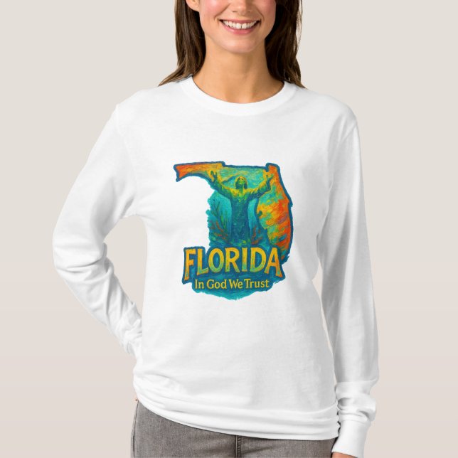 Florida State Artistic T-Shirt – Oil Paint Brush- (Vorderseite)