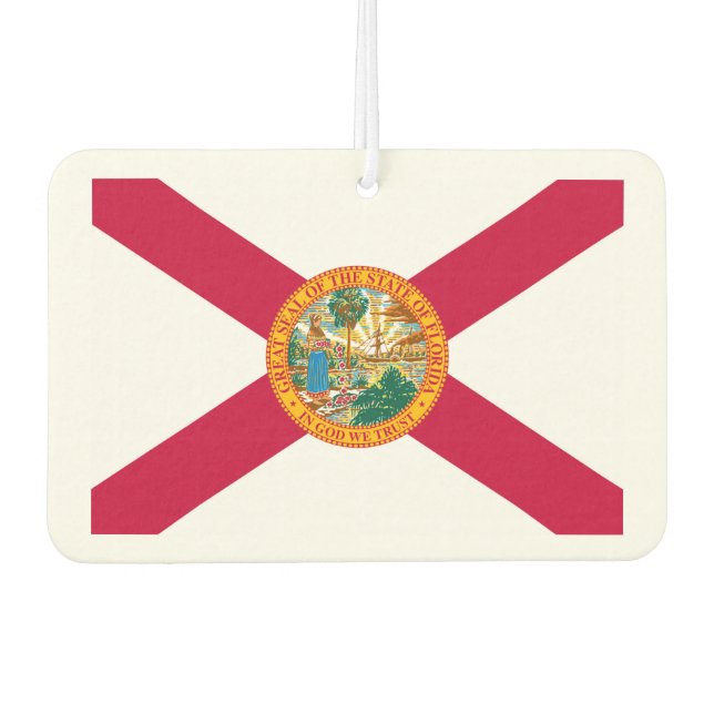 Florida State Flag Design Autolufterfrischer (Vorderseite)