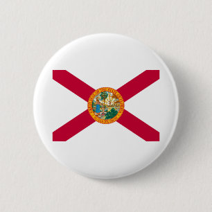 Florida State Flag Design Button