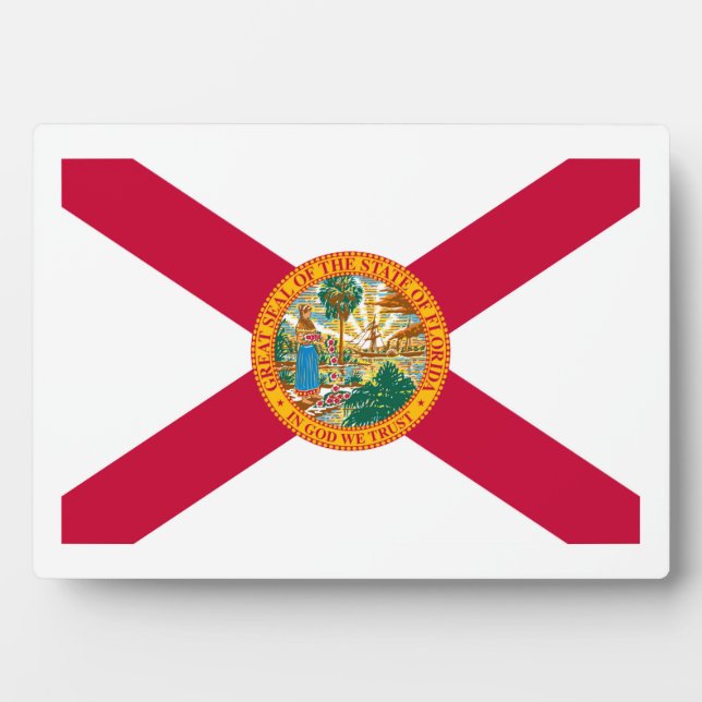 Florida State Flag Design Fotoplatte (Vorderseite)