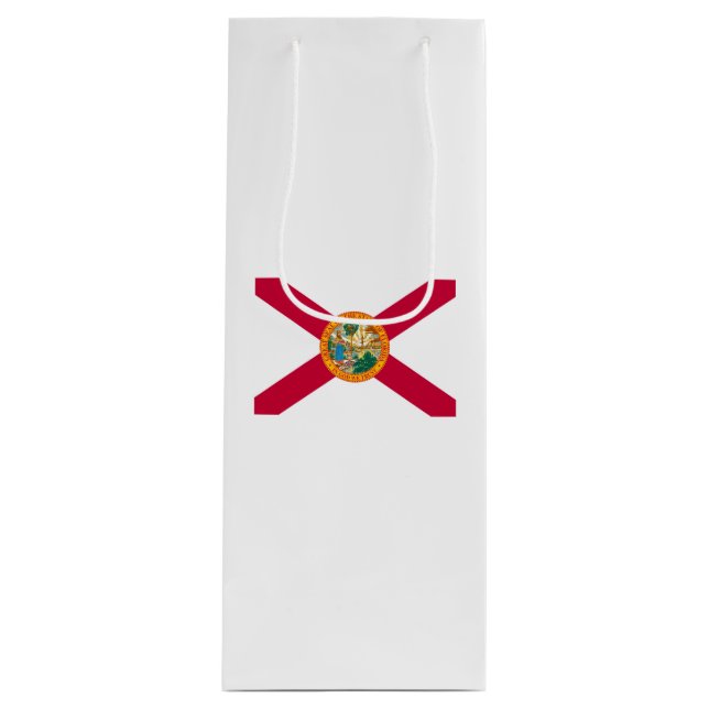 Florida State Flag Design Geschenktüte Für Weinflaschen (Vorderseite)