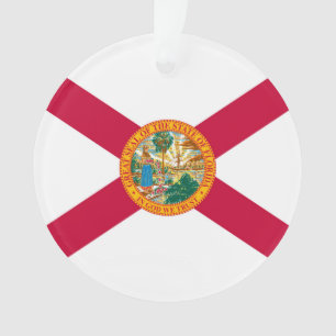 Florida State Flag Design Ornament