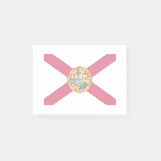 Florida State Flag Design Post-it Klebezettel (Vorderseite)