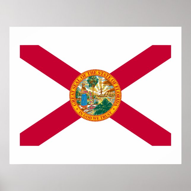 Florida State Flag Design Poster (Vorne)
