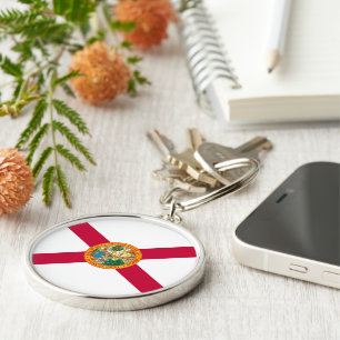 Florida State Flag Design Schlüsselanhänger