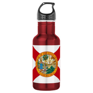 Florida State Flag Liberty Flasche Trinkflasche