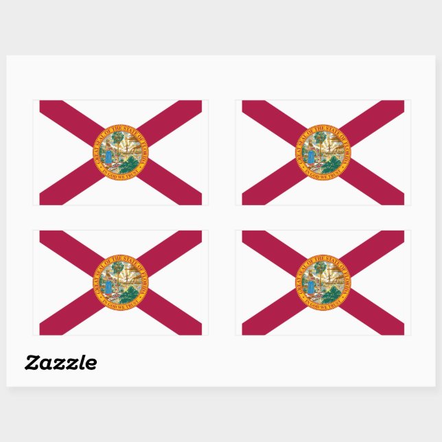 Florida State Flag Sticker (Blatt)