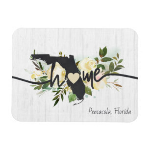Florida State Personalisiert Ihre Heimatstadt Rust Magnet