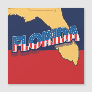 Florida Sterne und Streifen Karte
