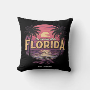 Florida-Strand bei Sonnenuntergang mit Blick auf d Kissen