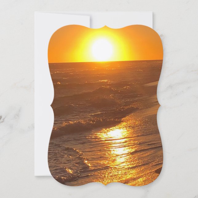Florida-Strand  Einladung (Vorderseite)