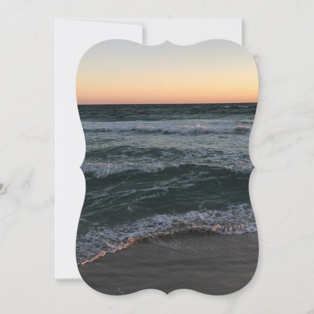 Florida-Strand Einladung (Vorderseite)