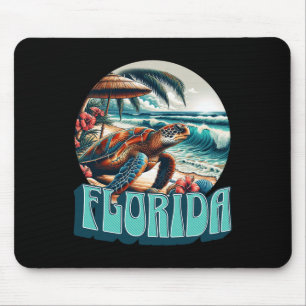 Florida-Strand-Surfen-Surf-Ozean-Vintage-USA-Flori Mousepad