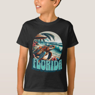 Florida-Strand-Surfen-Surf-Ozean-Vintage-USA-Flori T-Shirt