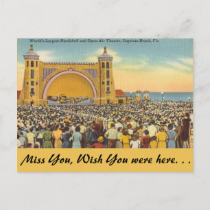 Florida, Strand von Daytona Postkarte