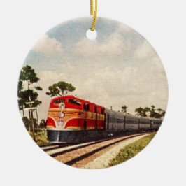 Florida Streamliner Keramik Ornament