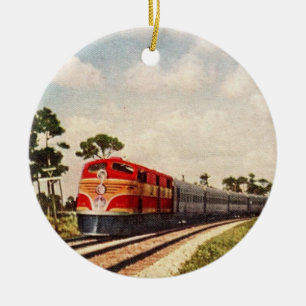 Florida Streamliner Keramik Ornament