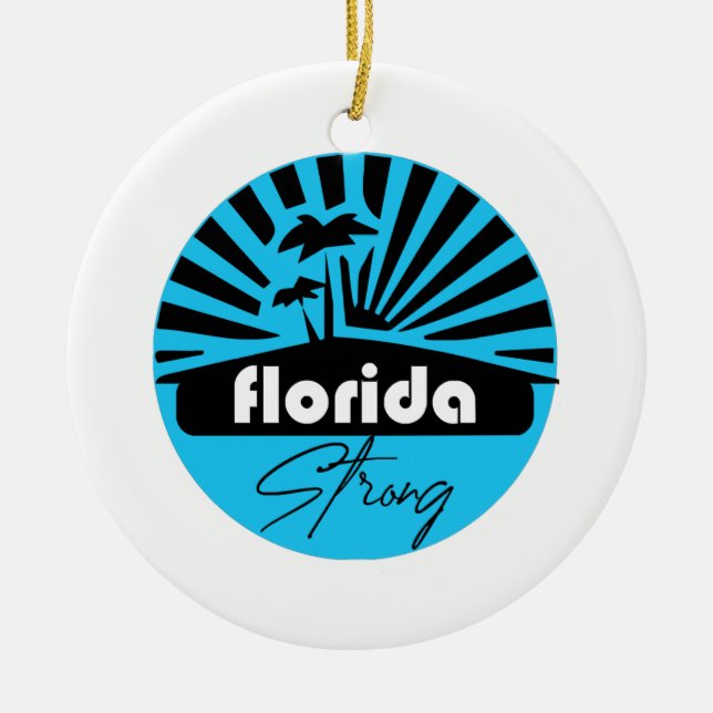 Florida Strong Classic Keramik Ornament (Vorne)