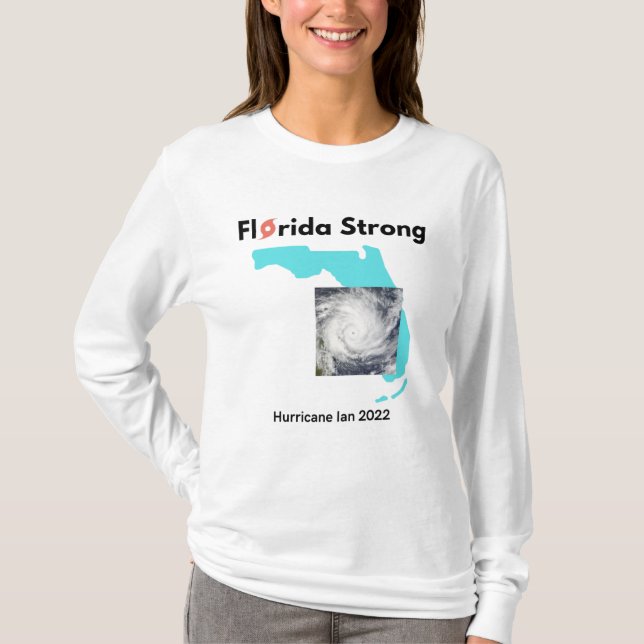 Florida Strong Hurrikan Ian 2022 Survivor T-Shirt (Vorderseite)