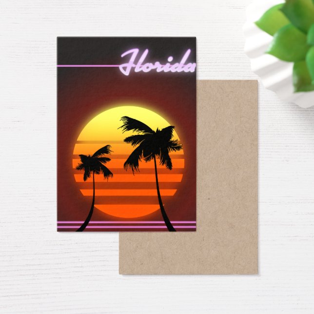 Florida Sunset 1984 Poster (Schreibtisch)