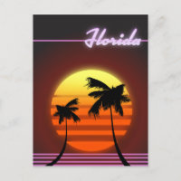 Florida Sunset 1984 Poster