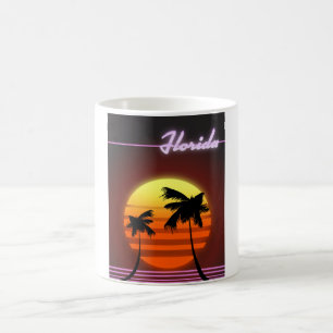Florida Sunset 1984 Poster Tasse
