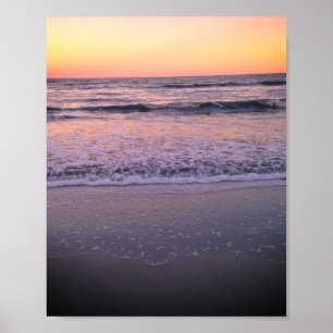 Florida Sunset Beach Ocean Foto Poster