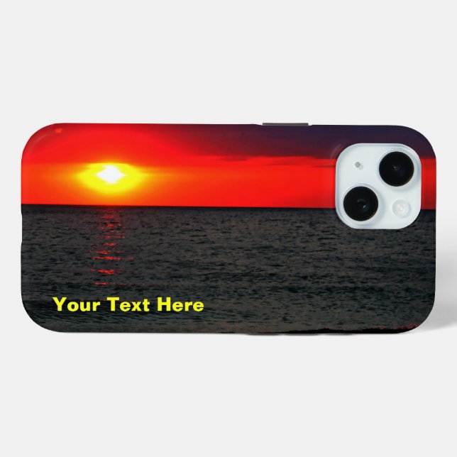 Florida Sunset Case-Mate iPhone Hülle (Rückseite (Horizontal))