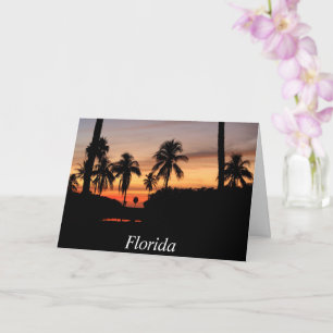 Florida sunset karte