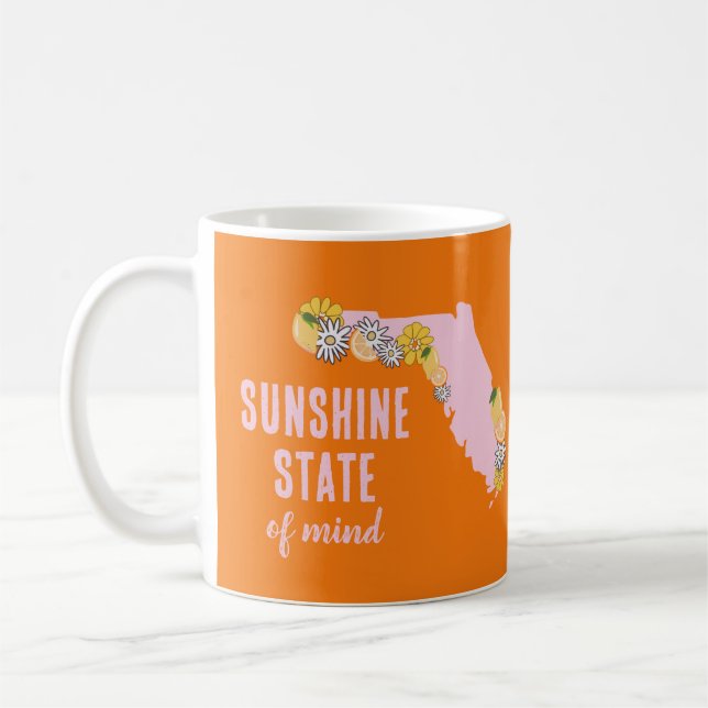 Florida Sunshine Staat des Geistes Kaffeetasse (Links)