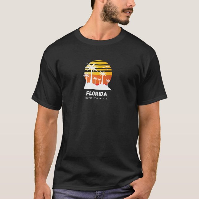 Florida Sunshine Staat Logo T - Shirt (Vorderseite)