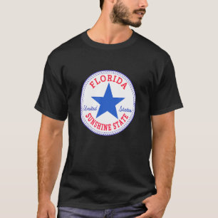 Florida Sunshine Staat Usa United Staaten Surf Bea T-Shirt