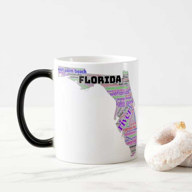 Florida - Sunshine Staat Verwandlungstasse (Mit Donut)