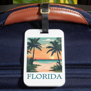 Florida Sunshine State – Tropisches Strandparadies Gepäckanhänger