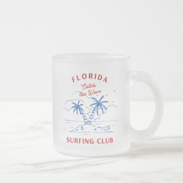 Florida Surf Mattierte Tasse (Rechts)