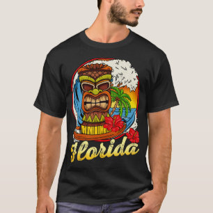 Florida Surfsurfer Surf Hawaii Stil Retro Vin T-Shirt
