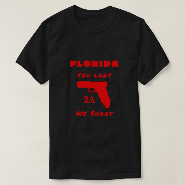Florida - T - Shirt der zweiten Änderung (Design vorne)
