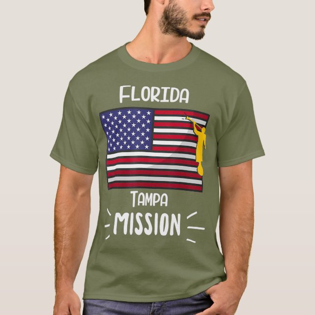 Florida Tampa Mormon LDS Mission Missionsgeschenk T-Shirt (Vorderseite)