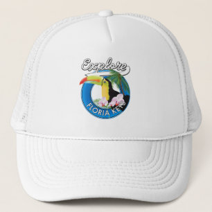 Florida-Tasten-Retro-Logo Truckerkappe