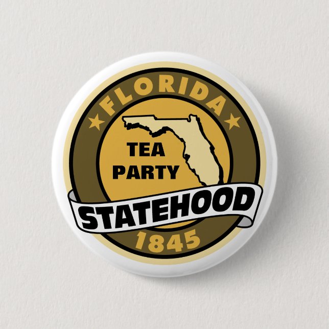 FLORIDA-TEE-PARTY-STAAT BUTTON (Vorderseite)