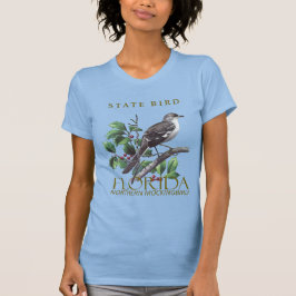Florida Territory Northern Mockingbird Design T-Shirt